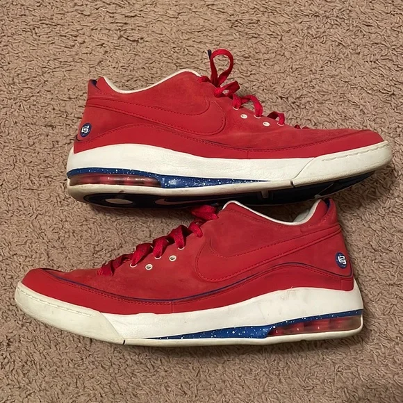 Nike LeBron 7 Low Rumor Pack 2010 Red Suede Blue Basketball Shoes Size 12 Nike Youth Lebron Zoom Soldier VII Basketball Shoes - Deep  main image 4